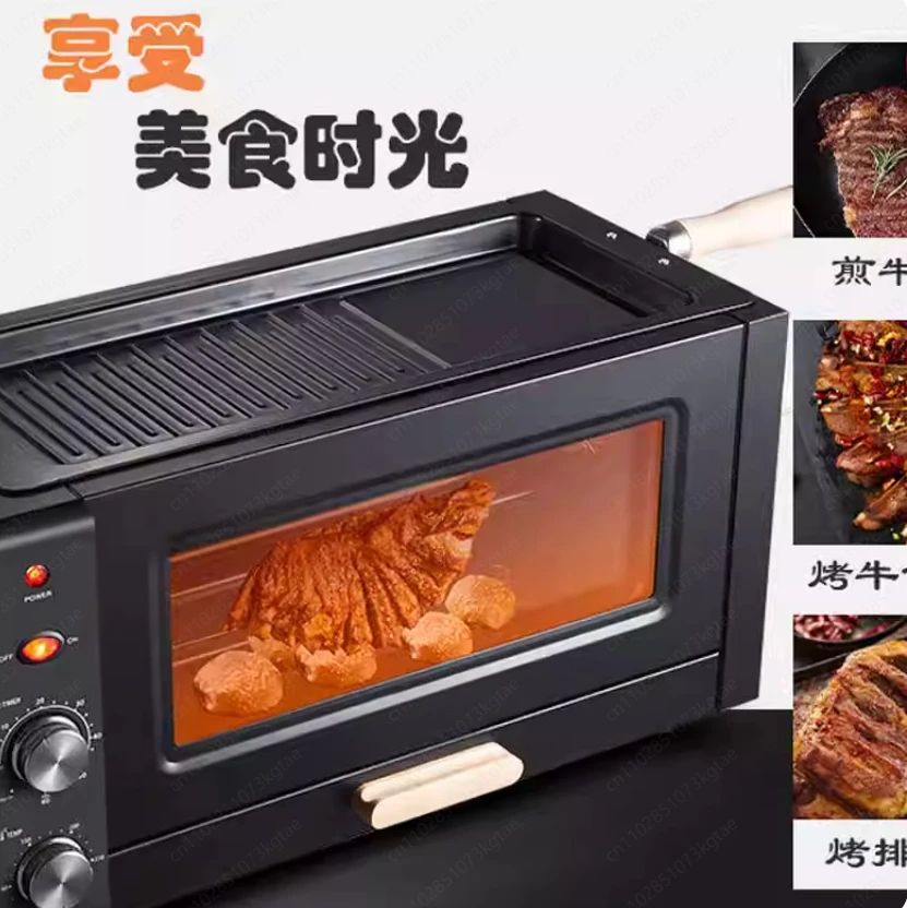 Oven Household Outdoor Multifunctional BBQ Picnic 38 Liter Large Capacity Electric Oven