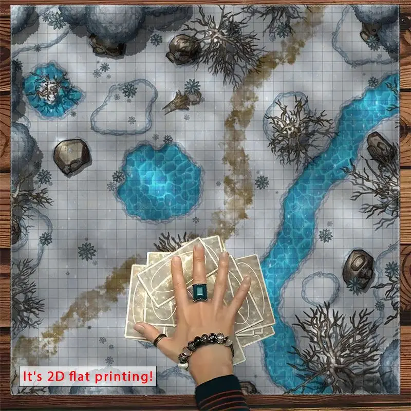VIKAMA Retro Raven Magic Key Tarot Card Tablecloth Altar Divination Spiritual Underworld Divination Desktop Layout