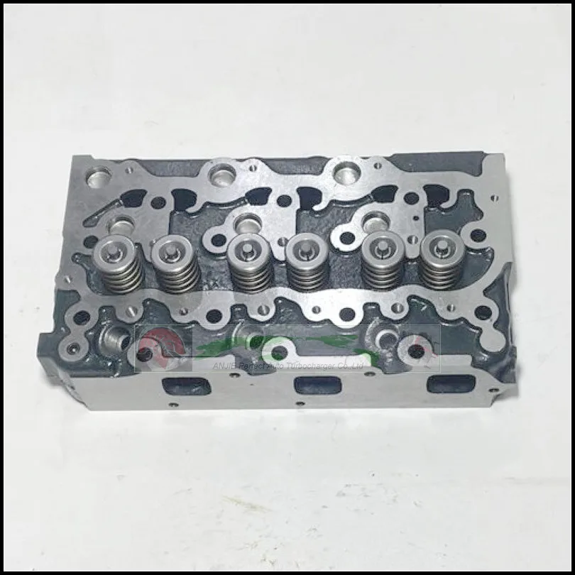 Less or more 4 water holes D1703 Engine Complete Cylinder Head Assembly Assy For Kubota KX135 KX135-3S KX1353S 1647CC 1.6D 1.6L