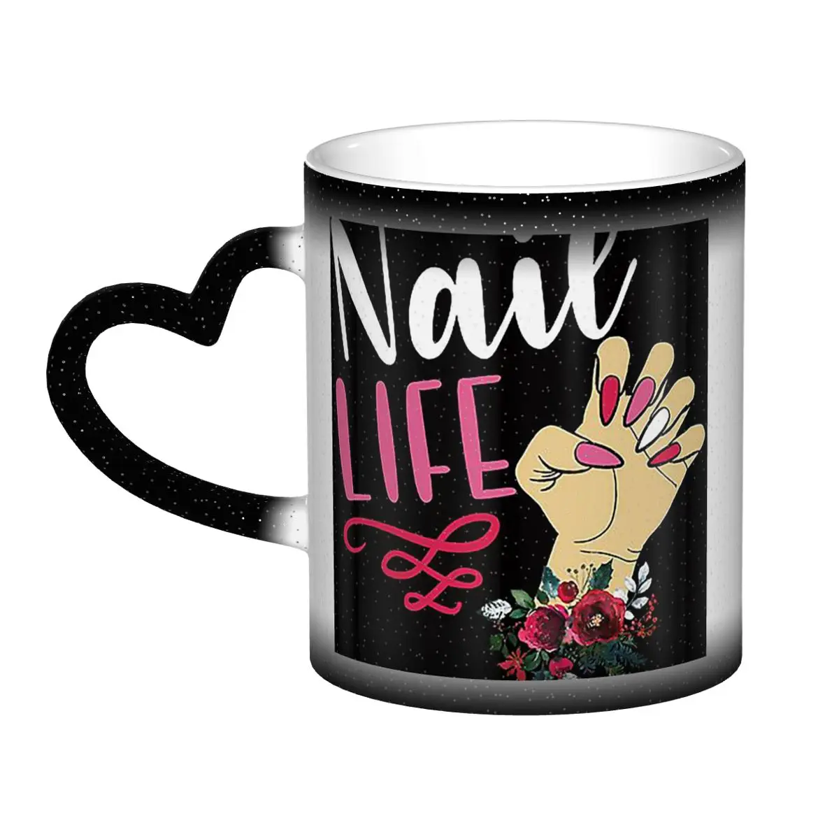 

Nail Tech Technician Salon Gel Nails Manicure Cosmetology Cosmetologist Mug Ceramic Coffee Cups Tea Mugs Milk Cup Drinkware