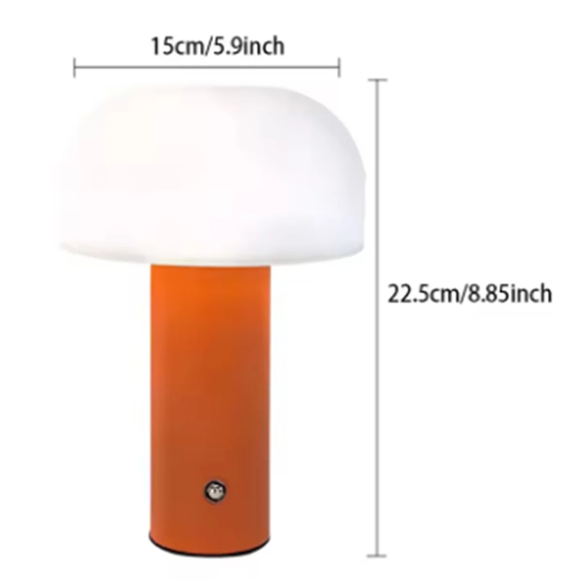 SEMOIC Грибная лампа Зарядная настольная лампа 3 цвета с затемнением Настольная лампа Грибной ночник для бара Ресторан Украшение спальни