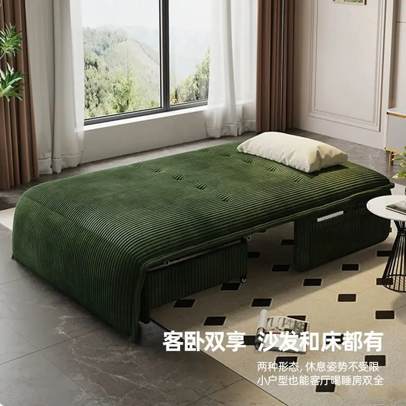 Factory Direct 2026 Electric sofa bed, multi-functional small household foldable dual-use integrated