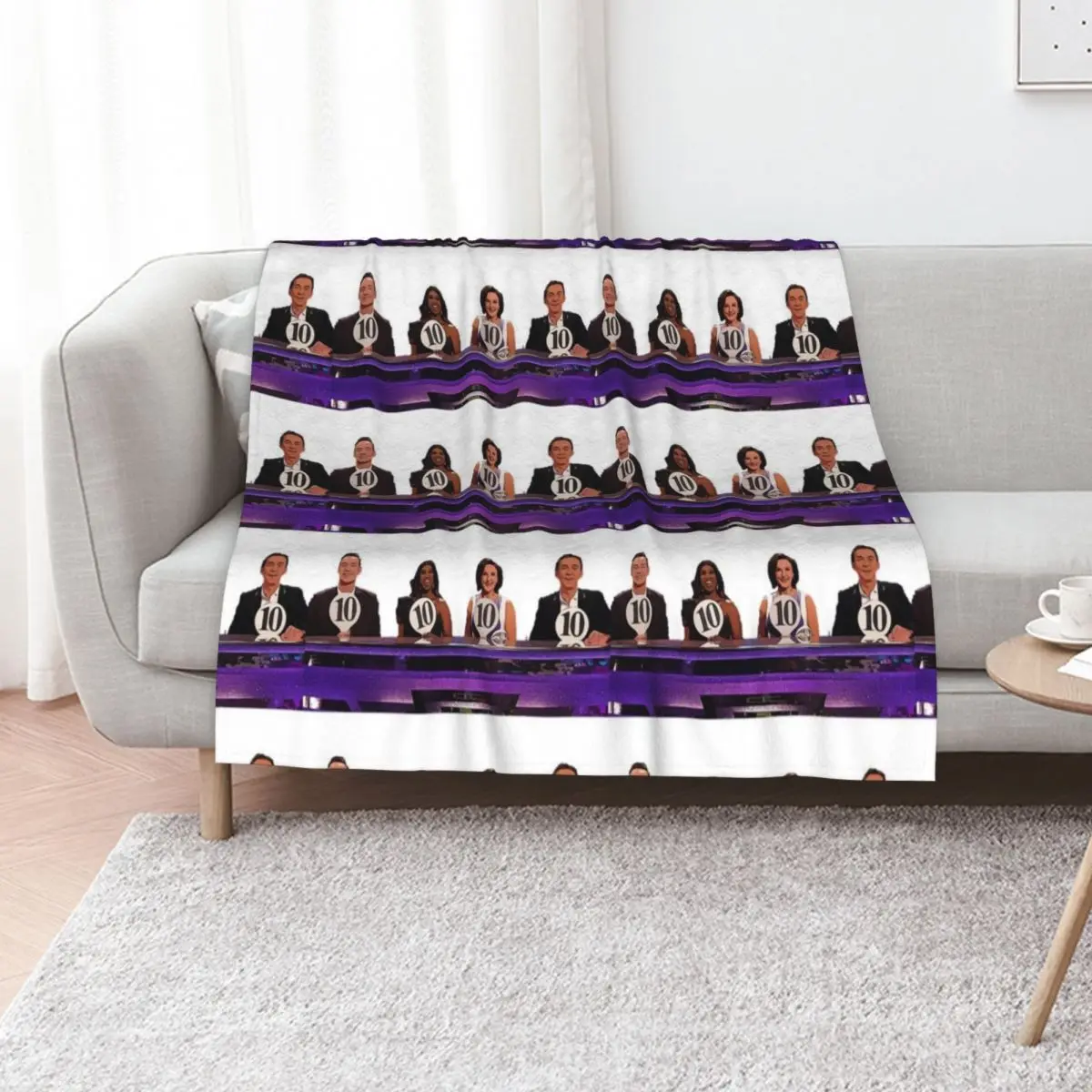 Strictly Judges 10s Throw Blanket Hairy decorative Luxury Designer funny gift Designers Plaid on the sofa Blankets
