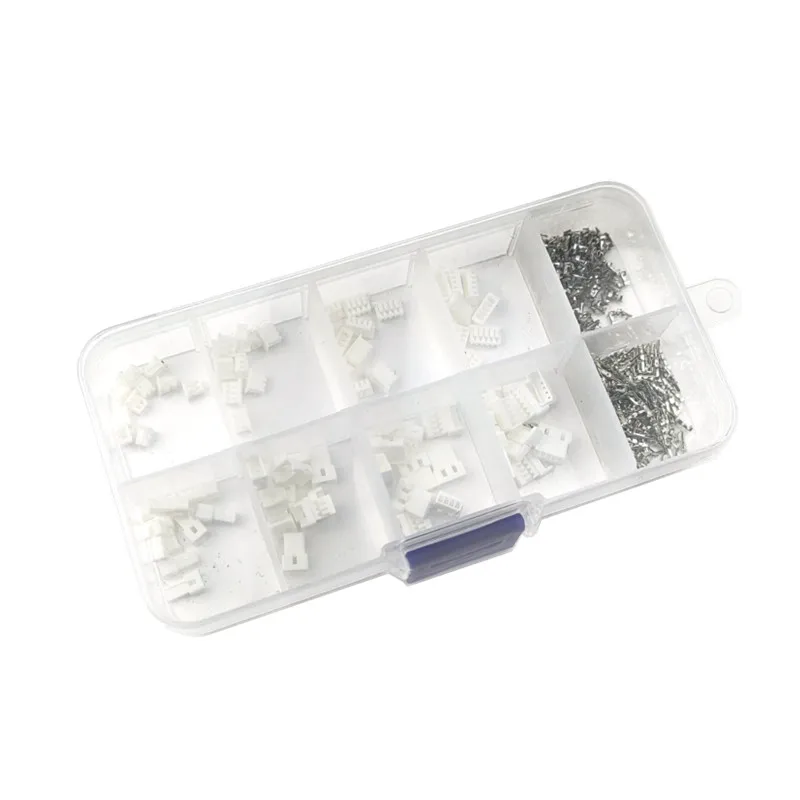 40sets/Box JST 1.25 Male Female Connector Aerial Docking 2/3/4/5Pin Plug With Terminal Wire Connectors Kit