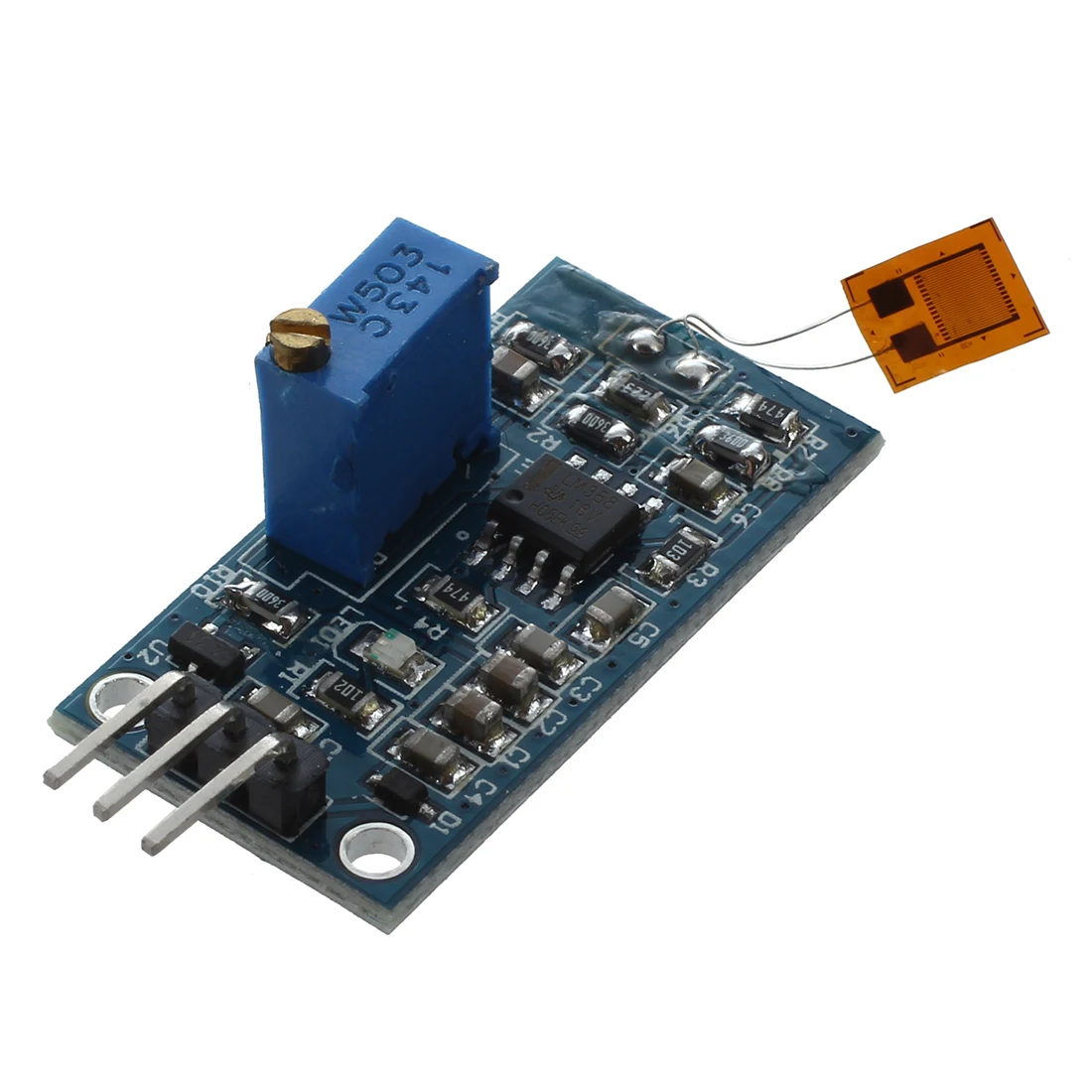 SCLS Strain gauge Bending detection Test Sensor Module Weigh Amplifier Voltage Output Blue
