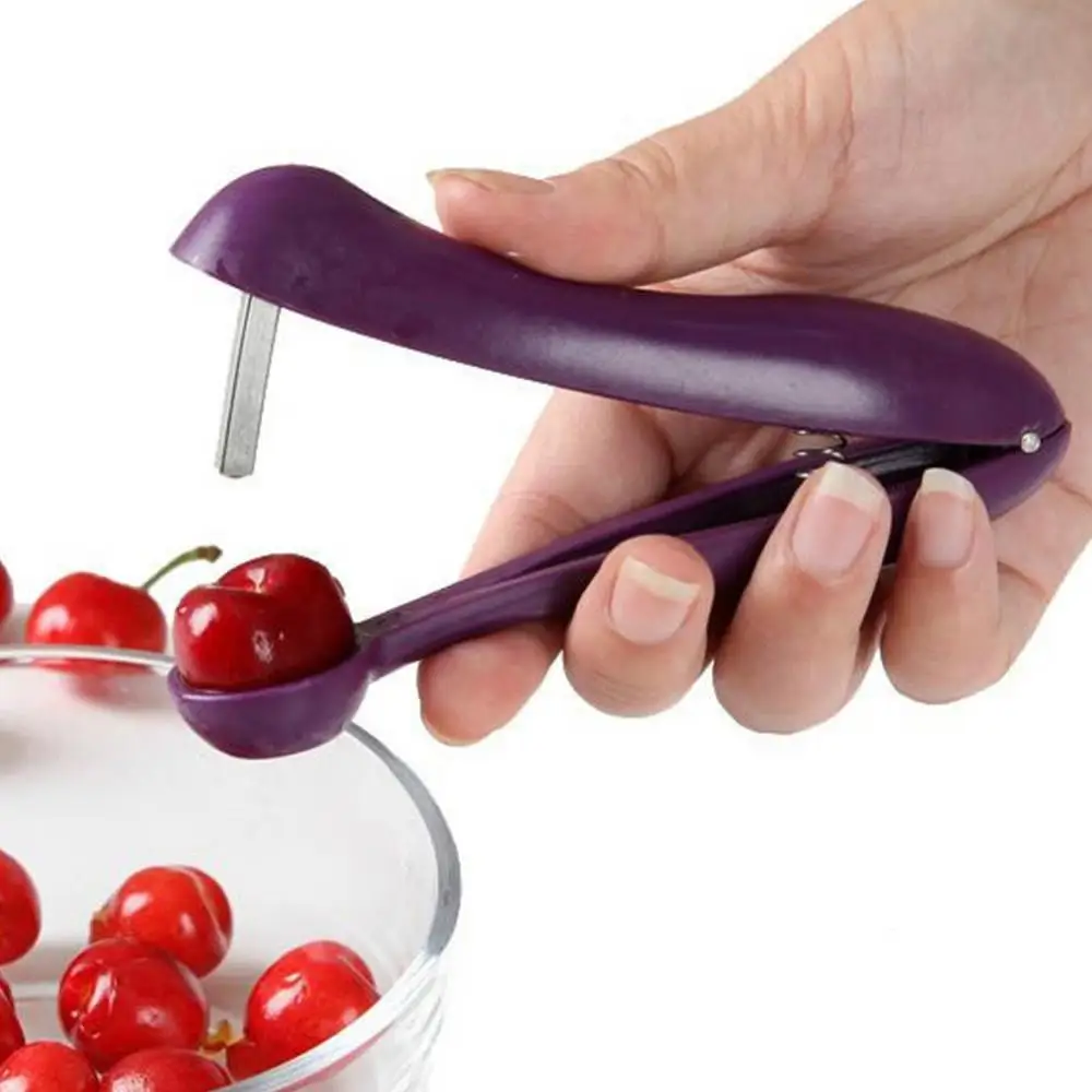 5'' Cherry Fruit Kitchen Pitter Remover Olive Corer Seed Remove Pit Fruit Vegetable Salad Tools For Cooking Tool