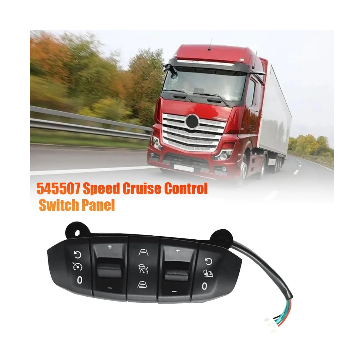 2545507 Speed Control Switch Panel for Scania Truck Sparts Steering Wheel Button Module Autocruise MeNUs