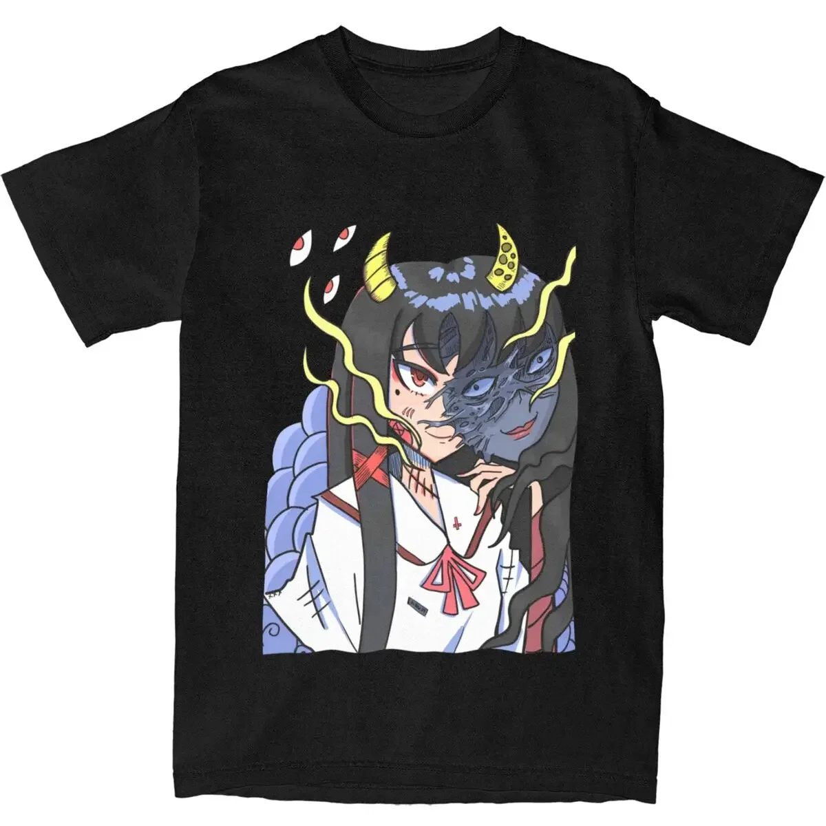 Tomie Uzumaki T Shirt Summer Junjis Itos Manga Horror Streetwear T Shirts Cotton Tee Shirt For Adult Short-Sleeved Clothing 2024