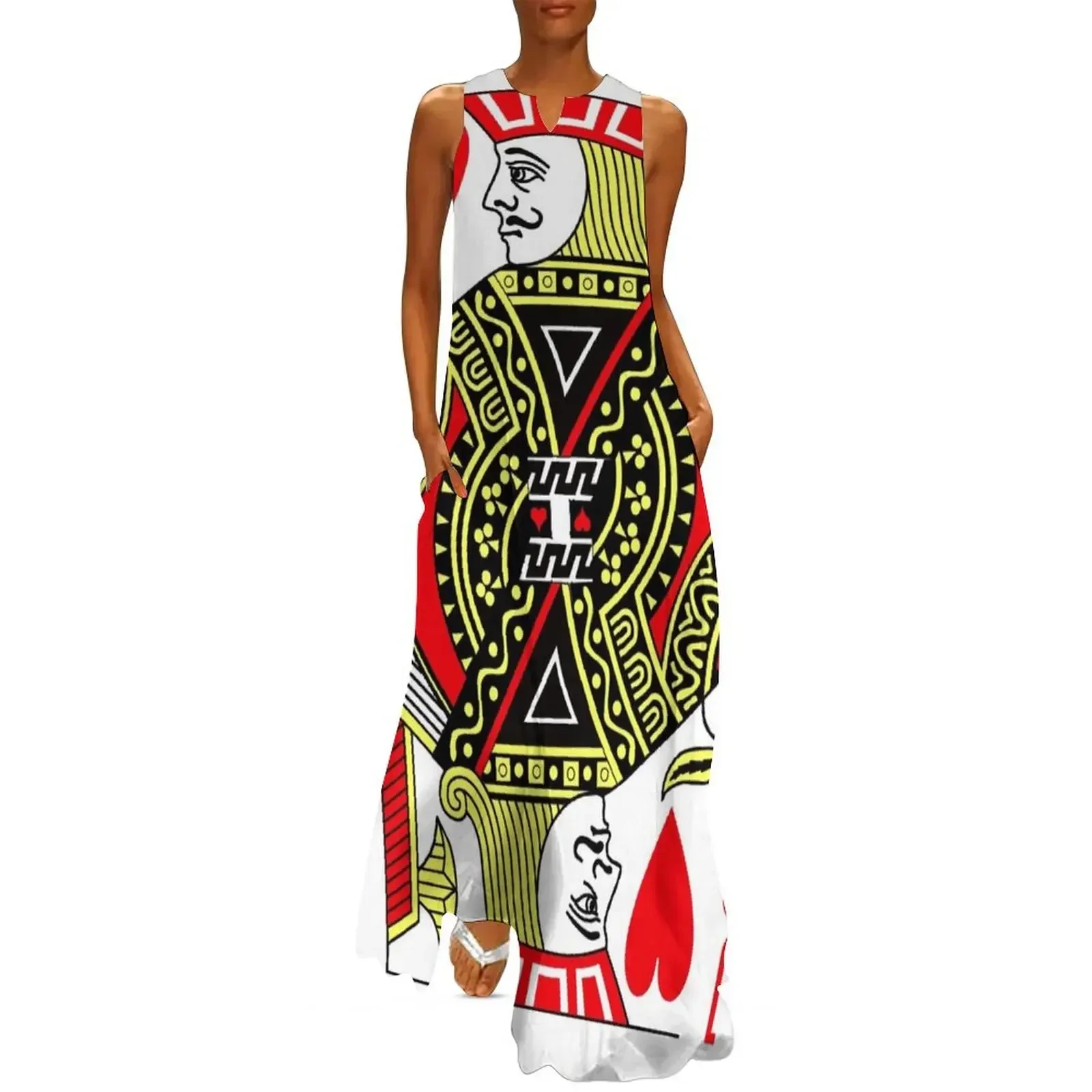 

Jack of Hearts Classic Card Deck Casino Poker J Hearts Long Dress dress women summer 2025 summer dress women 2025