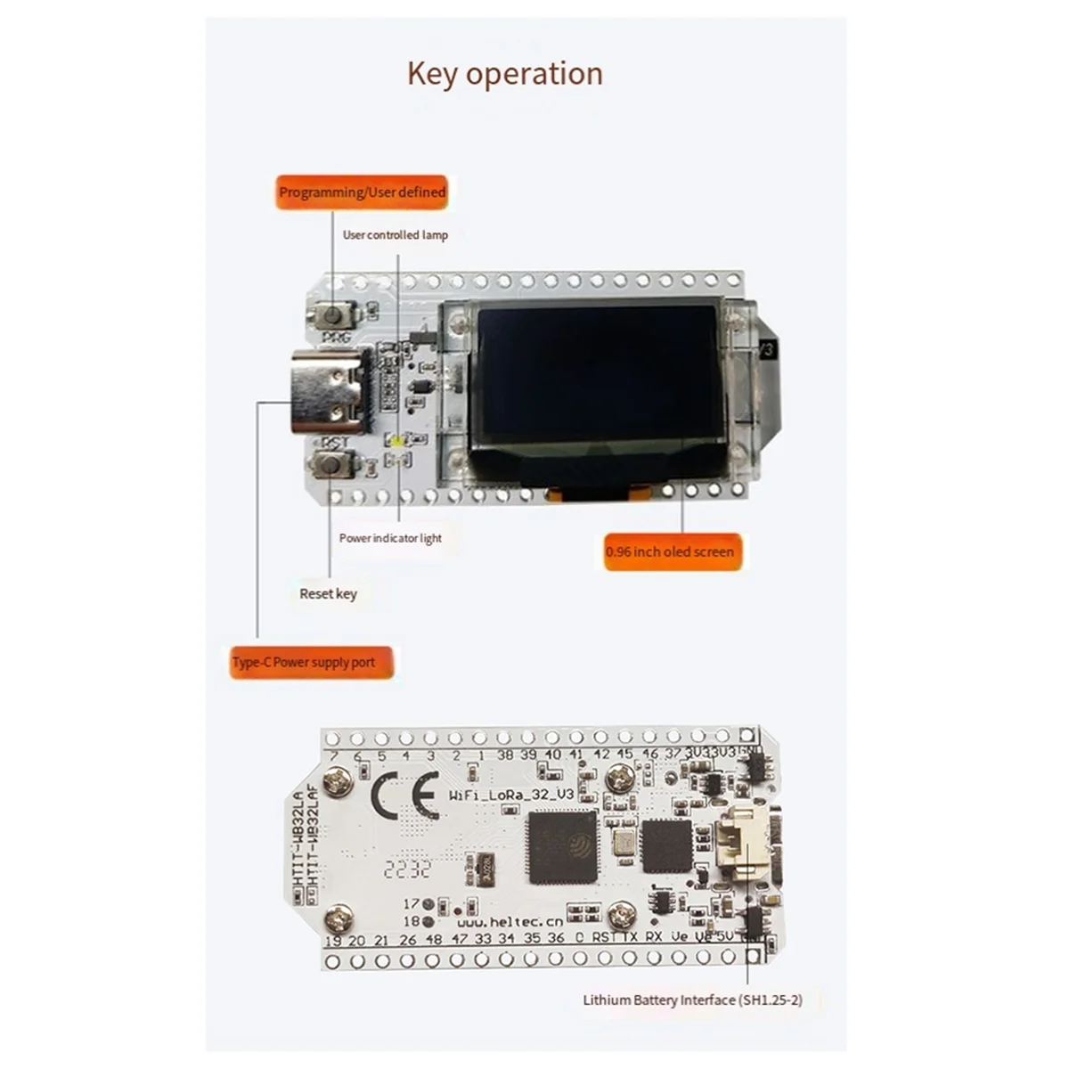 ESP32 OLED WiFi Kit ESP 32 OLED Display WiFi+Bluetooth Internet Development Board for Arduino