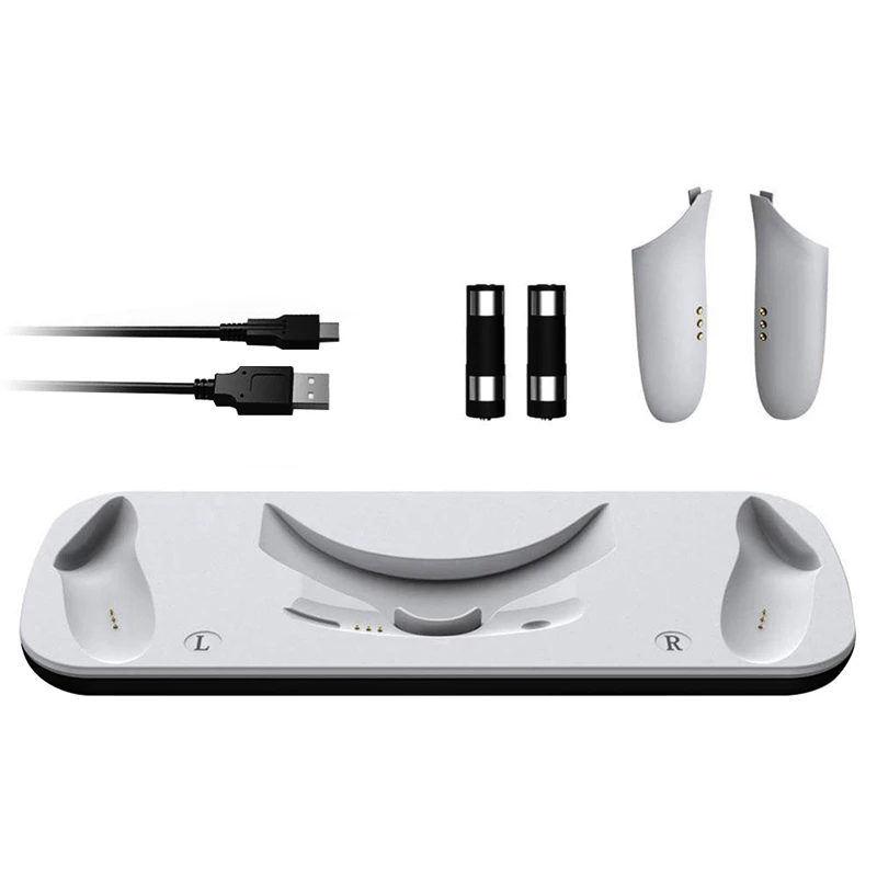 Kit de adaptador de carga inalámbrica para auriculares Meta Quest 3 VR, estación de carga rápida, juego de adaptador de carga básico