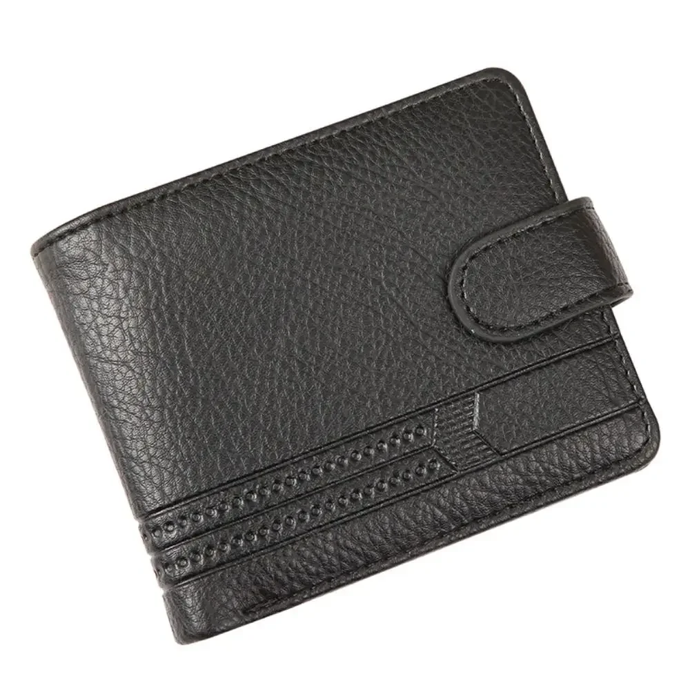 Men Wallets Leather Zipper Purse Man Slim Card Horders Quality Male Short Multi-card Wallet Coin Pocket Purse