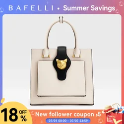 BAFELLI WOMEN'S BAGS NEW 2026 CELEBRITY FASHION CAT HANDBAG CROSSBODY SHOULDER FEMALE LEATHER DESIGNER STYLISH LUXURY PURSE