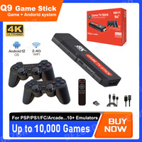 Q9 Game TV Stick Built in 10000+ Games for HD Retro Wireless Video Game Console With Android system for Youtube