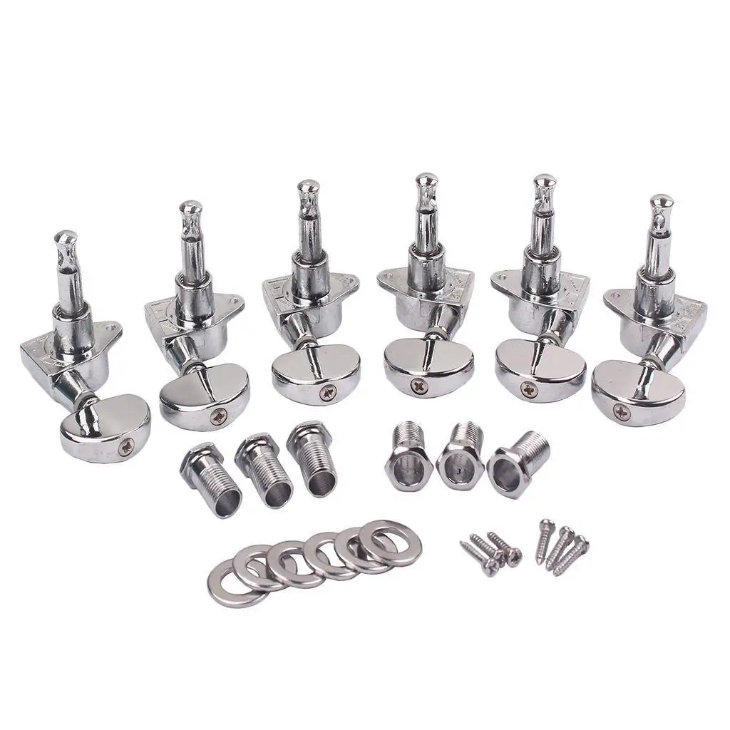 Locking Tuners Metal Guitar Tuning Keys High Quality 18 to 1 Gear Ratio for Acoustic and Electric Guitar Tuning
