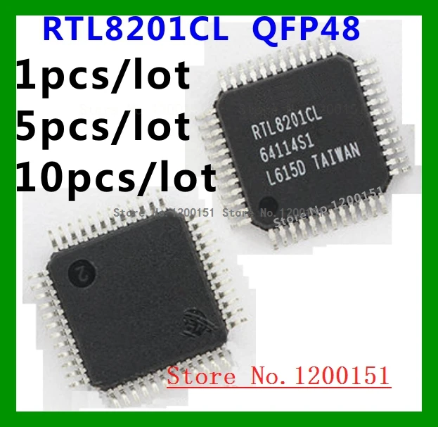 RTL8201 RTL8201CL RTL8201CL-VD-LF QFP-48