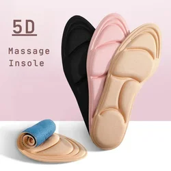 5D Insoles for Shoes Shock Absorption Breathable Cushion Running Insoles for Feet Men Women Orthopedic Arch Support Insoles