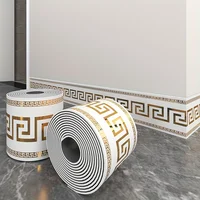 1 Roll European Style Marble Tile Panel Wallpaper Wall Sticker Imitation Tiles Self-Adhesive PVC Window Sills Door Frames Decor