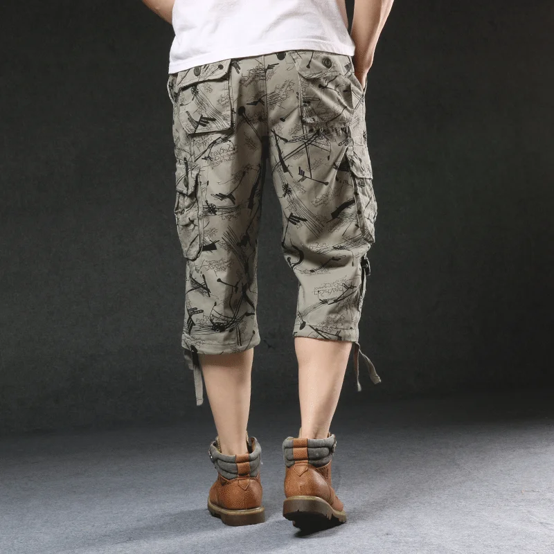 Outdoor Sex Open Crotch Erotic Summer Cargo Jean Shorts Men Casual Sports Tactical Pants Baggy Y2k Streetwear Sweatpants Short