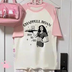 Chappell Roan 탑 티즈 여성 Y2k 2000년대 하라주쿠 한국 의류 사이키델릭 미적 티셔츠 2000년대 클래식 펑크 그런지