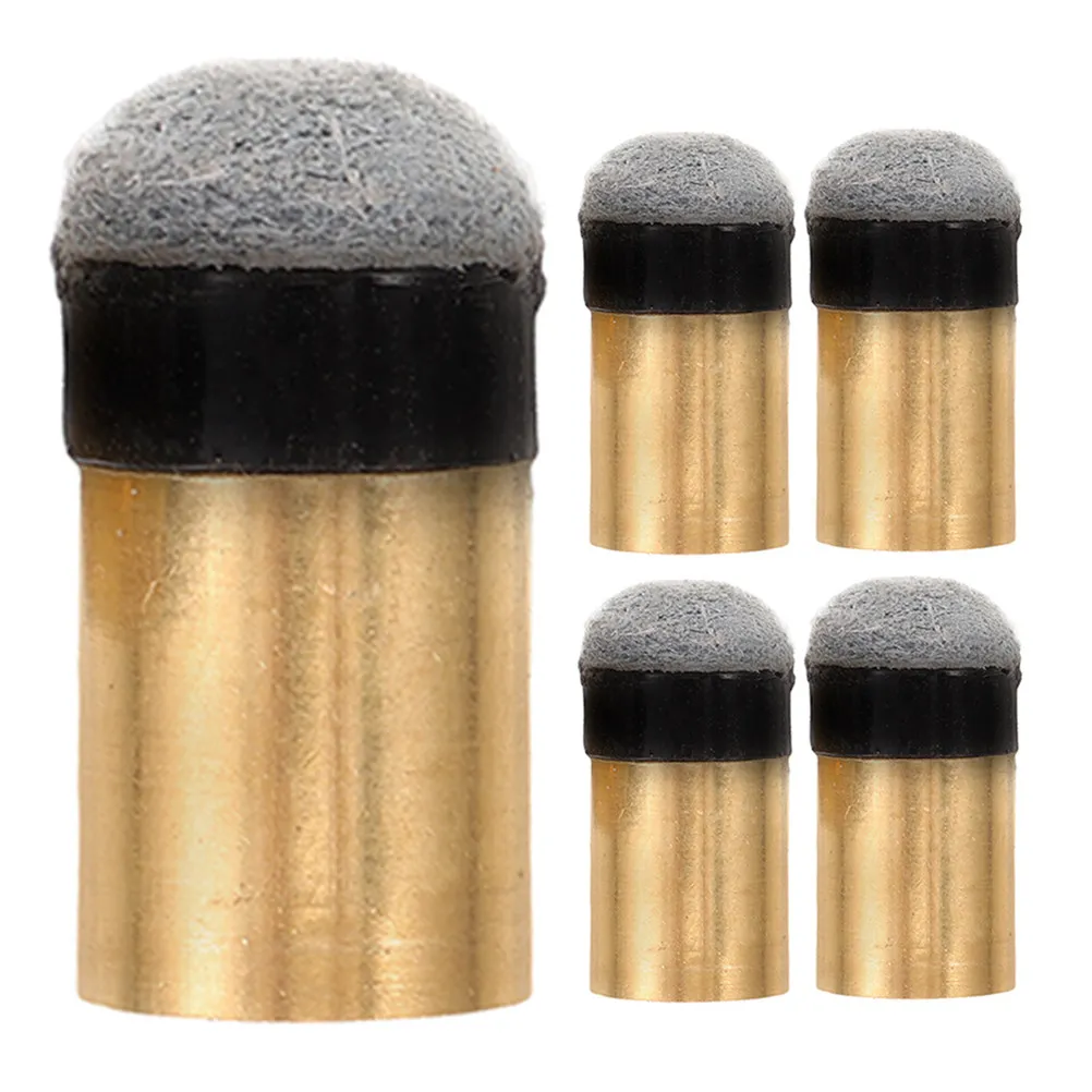 

Набор из 5 латунных наконечников для бильярдных киев, винтовые, сменные, аксессуары для бильярдных киев, инструмент для стабильного ремонта, бильярдный инструмент