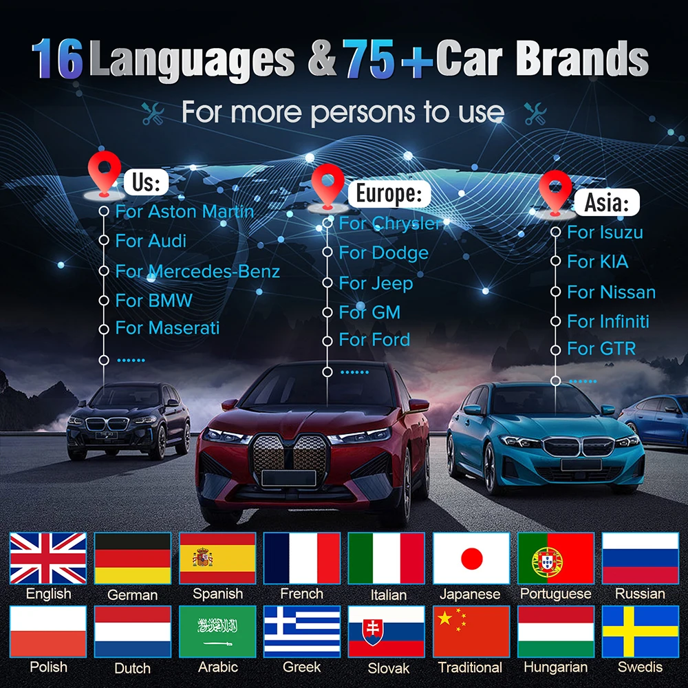 KINGBOLEN S600 4 أنظمة أدوات التشخيص ABS SRS ECM TCM 8 إعادة تعيين TPMS DPF الفرامل إعادة تعيين الماسح الضوئي obd2 تحديث مجاني مدى الحياة