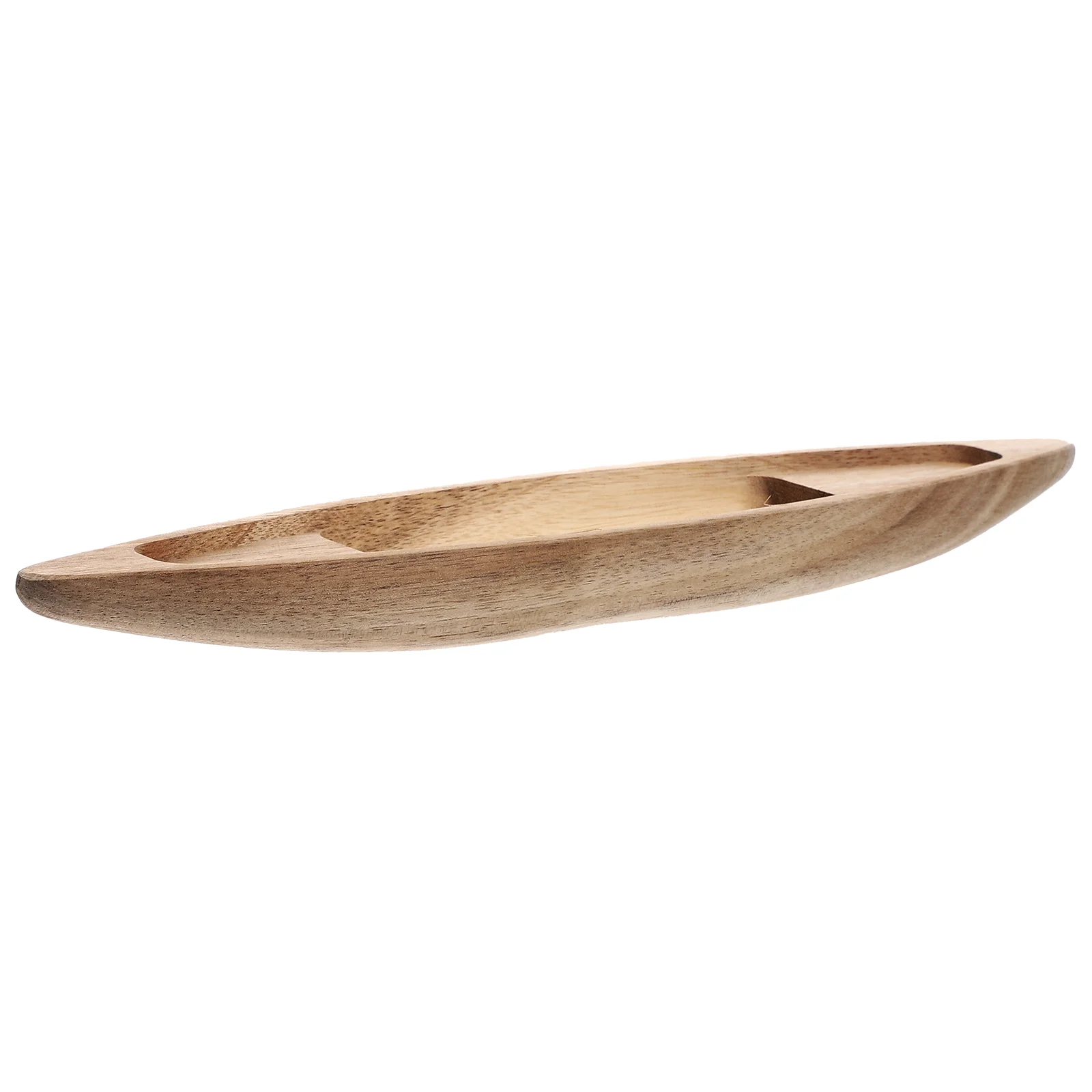 

Boat Model Sculptures Canoe Cabinet Decoration Wood Wooden Ornament Crafting House Decorations for Home