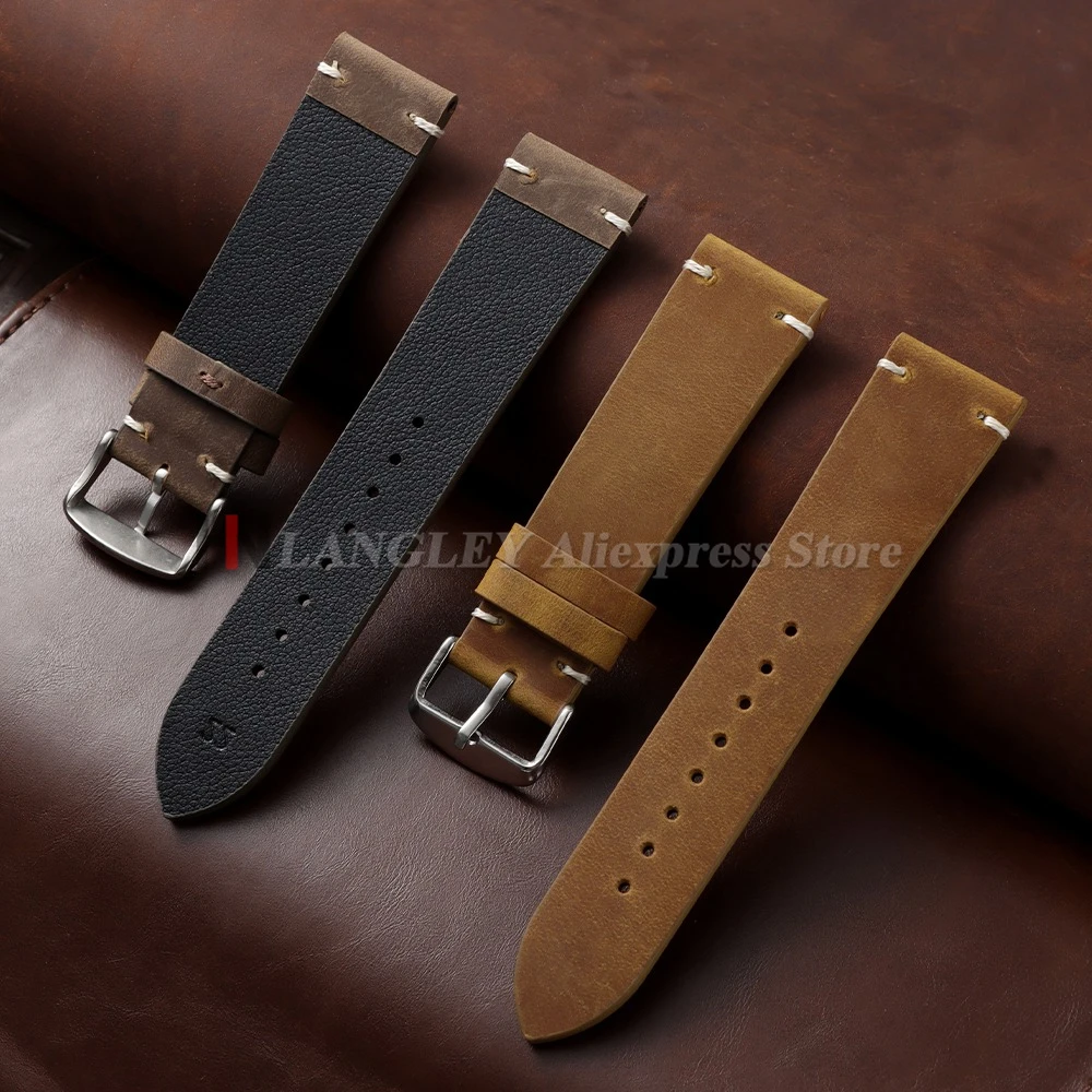 Pulseira de Couro Vintage com - Omega Watches Smartwatch avaliação e preço