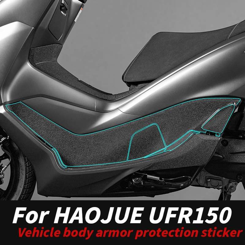 

For Haojue UFR150 Heavy-Duty Armor Decals Weatherproof Easy-Install Body Fuel Tank Modification Stickers