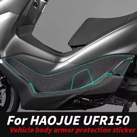 For Haojue UFR150 Heavy-Duty Armor Decals Weatherproof Easy-Install Body Fuel Tank Modification Stickers