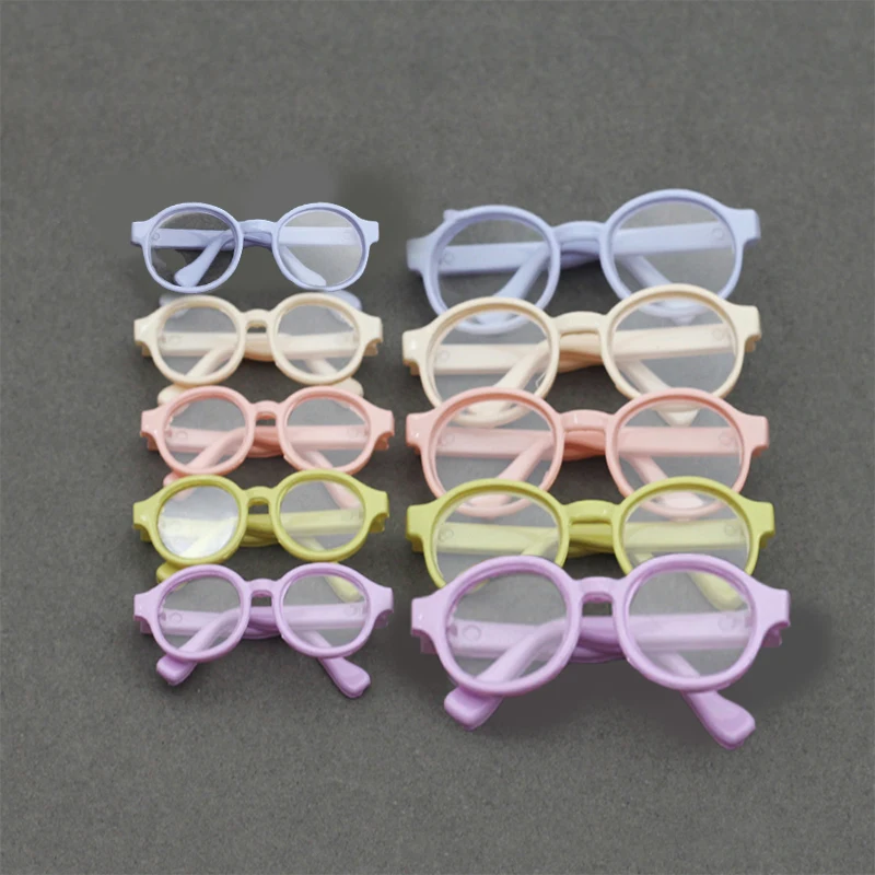 

1Pcs Glasses For 4.5cm/6.5cm/9cm labubu Dolls Glasses Plush Doll Sunglasses Decoration Candy Colored Glasses Doll Accessories