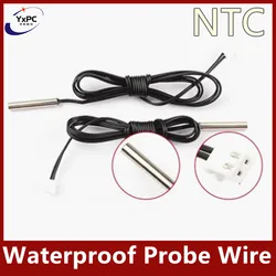 Sensor de Temperatura do Termistor NTC, B3950, 3435, 2K, 5K, 10K, 15K, 20K, 50K, 100K, 1%, Sonda de Ar Condicionado, W1209, 50cm, 1PC