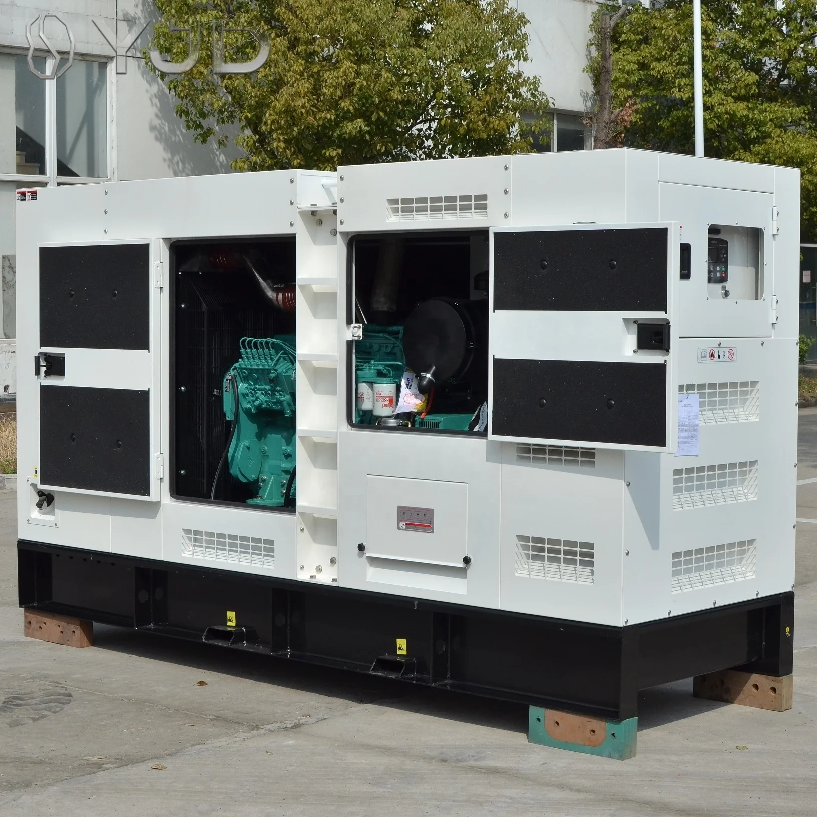 Generador Eléctrico Trifásico de 225 Kva, Generador Súper Silencioso de 200kva, Generador Diésel Cummins de 150 kw