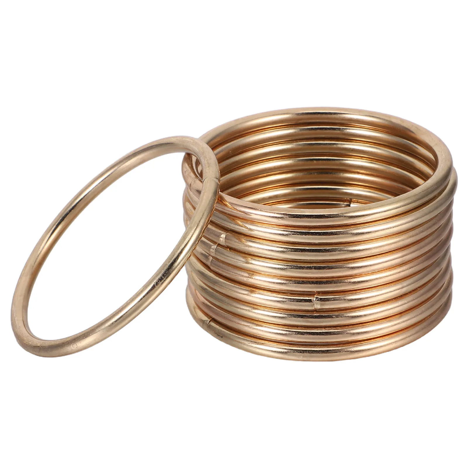 

10pcs Metal Rings For Crafts 8Cm Gold Craft Hoops Dreamcatcher Diy Macrame Wreath Wedding Decor Boho Wall Hanging Plant Hanger