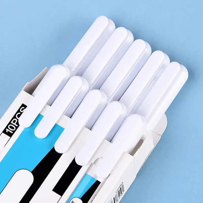 قلم طلاء أبيض دائم ، مقاوم للماء ، سريع ، قائم على الزيت ، سريع ، علامات خشبية