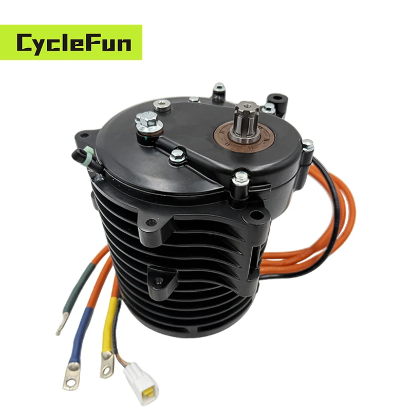 

NEW QS138 V3 70H 100kmh 3KW PMSM Mid-Drive Motor With 1:2.35 Internal Reduction Gears For Electric Motorcycle Moped DirtBike