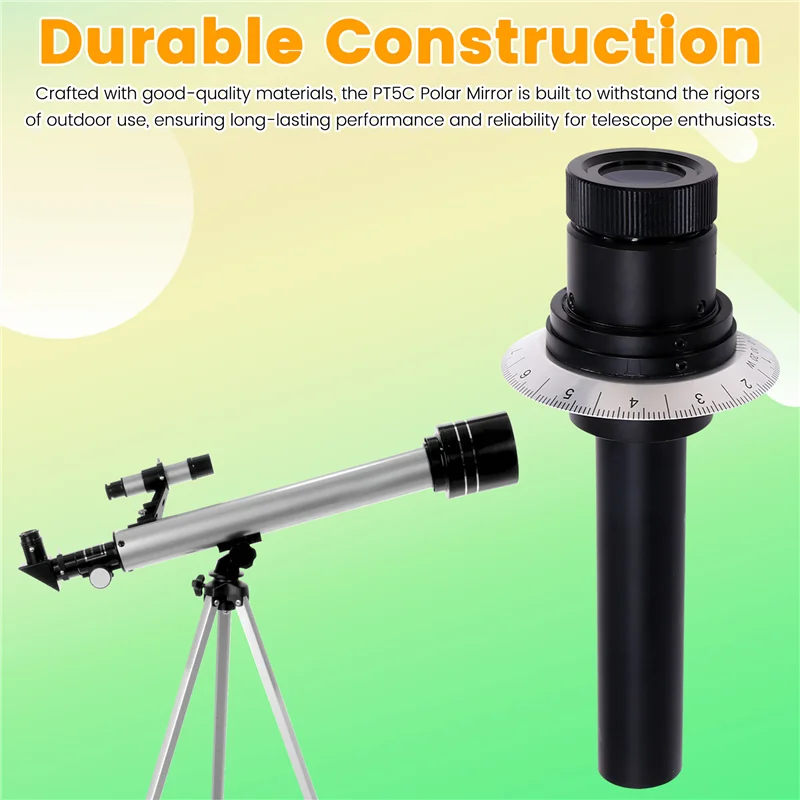 

A09F-Telescope Accessories PT5C Polar Mirror Equatorial Instrument Calibration Polar Axis For EQ3D Polar Mirror