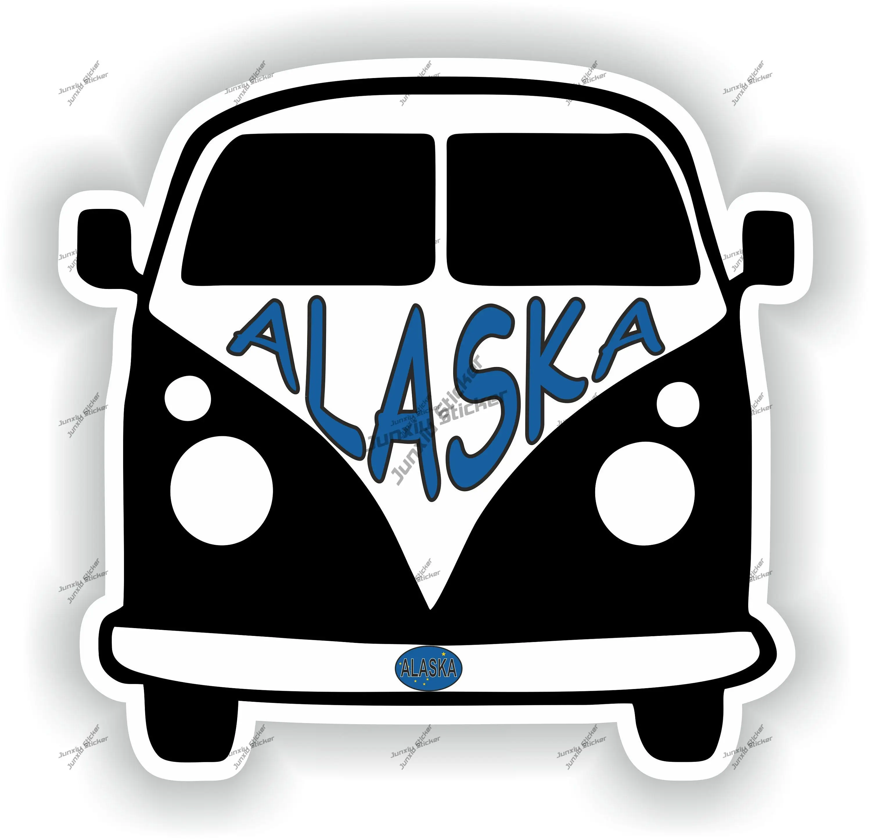 

Наклейка Alaska Van Alaska, наклейка для автомобиля, грузовика, мобильного дома, каравана, ноутбука, книги, холодильника, гитары, мотоциклетного шлема, дверные аксессуары