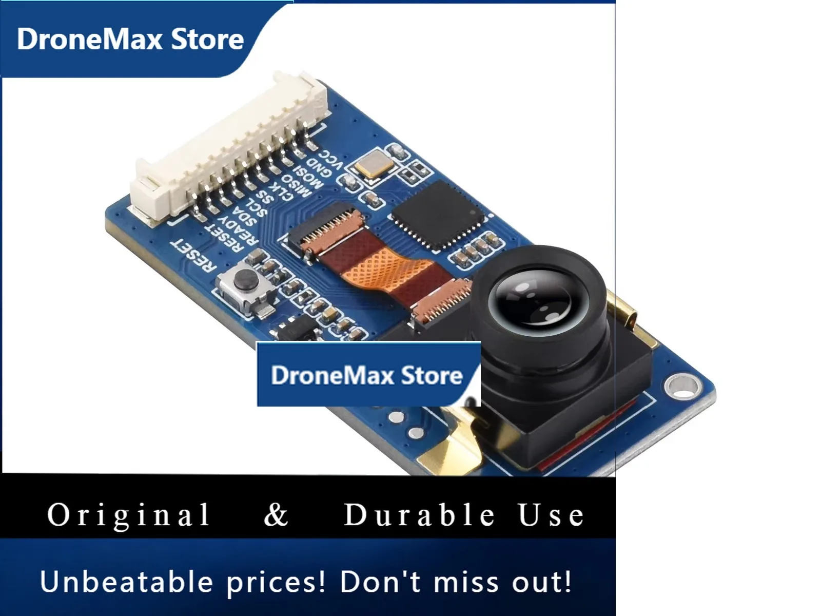 DroMa80x62 Thermal Imaging Camera HAT, 25 FPS, -20°C To 400°C, SPI/I2C, No Shutter, For Raspberry Pi Industrial Temperature Moni