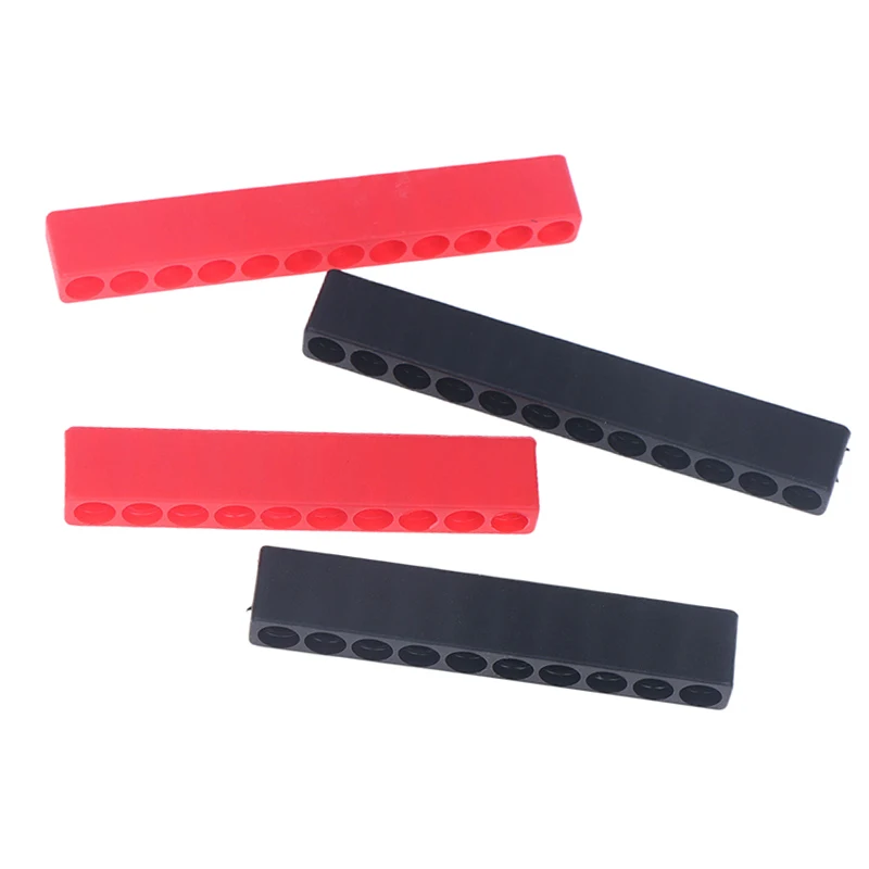 4개 1/4" 육각 비트 홀더 - 도구 상자용 10/12 슬롯 자기 드라이버 비트 정리 레일〔CC44〕