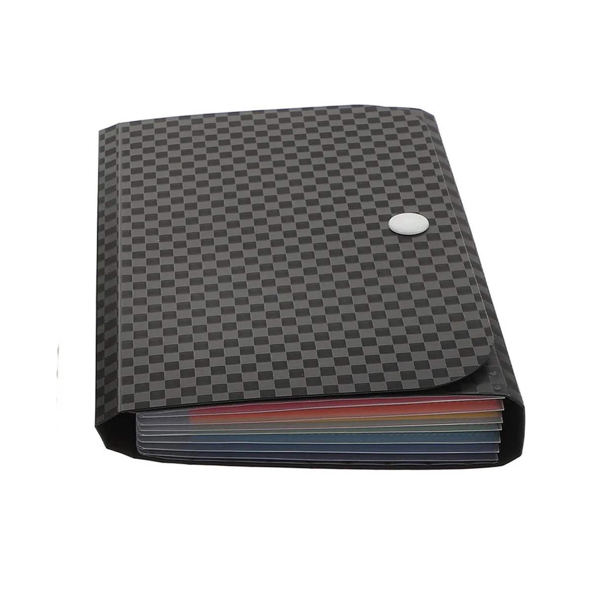 Portable Accordion File Bag A6 Multi-Layer Plastic Document Organizer For Receipts Bills Checks Storage Expanding Folder