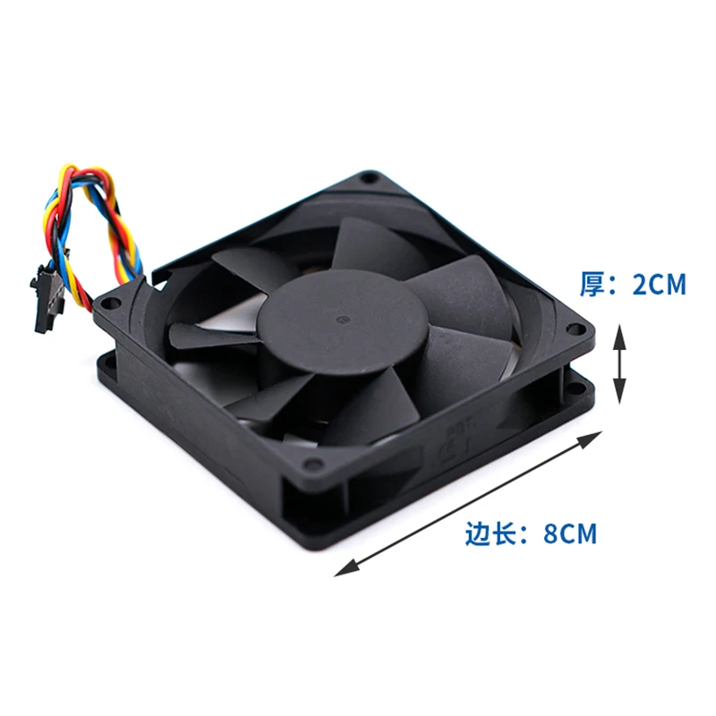 Original MF80201VX-Q010-S99 8020 8CM 12V 3.84W 4-wire PWM fan