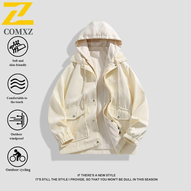 

Men's American Workwear Hybrid Jacket Clamp two pieces Waterproof Windproof Outdoor Sport Coat Vintage Utility Winter Outerwear