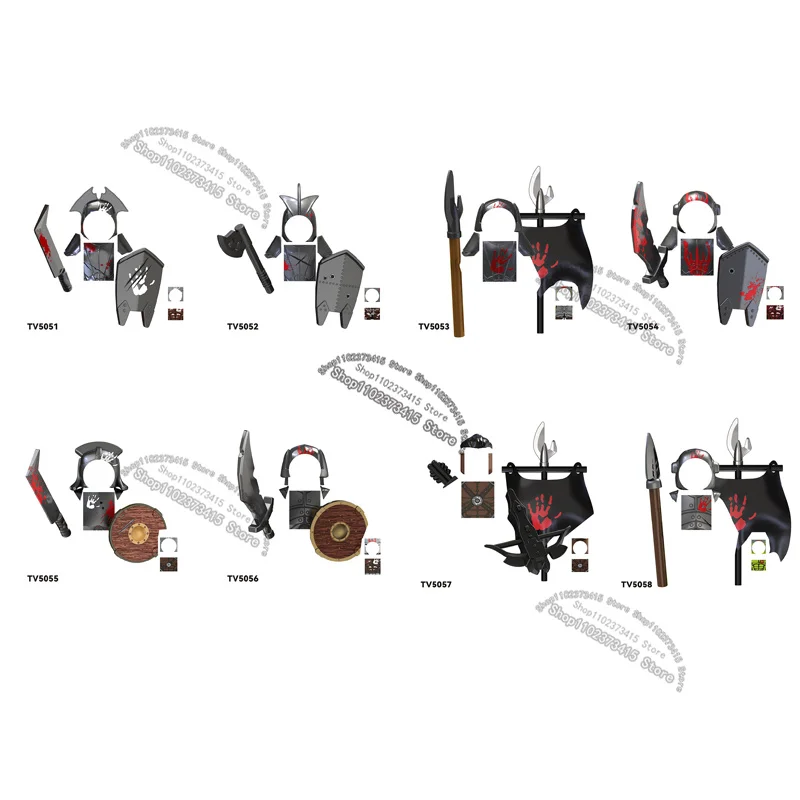 Anime TV6407 Building Blocks Mini action dolls assemble Gift Model Dolls Birthday Gift TV5051 5052 5053 5054 5055 5056 5057 5058