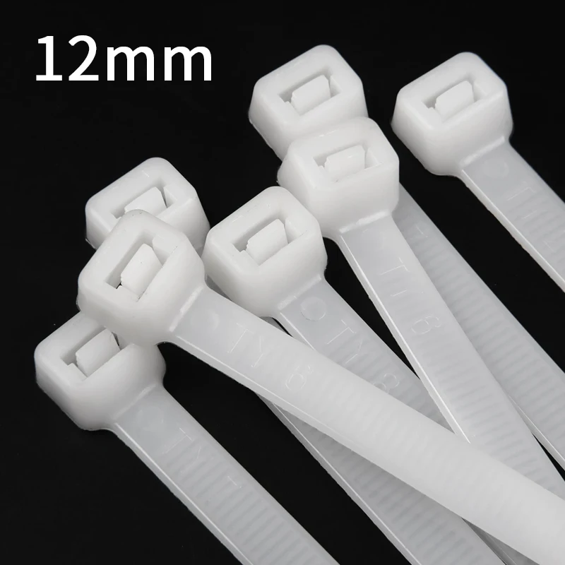 AliExpress NONE 10Pcs Extra-Large Nylon Cable Ties Width 12MM x400/500/650mm Self-Locking Harness Fixed Bicycle Plastic Thickening Stronger
