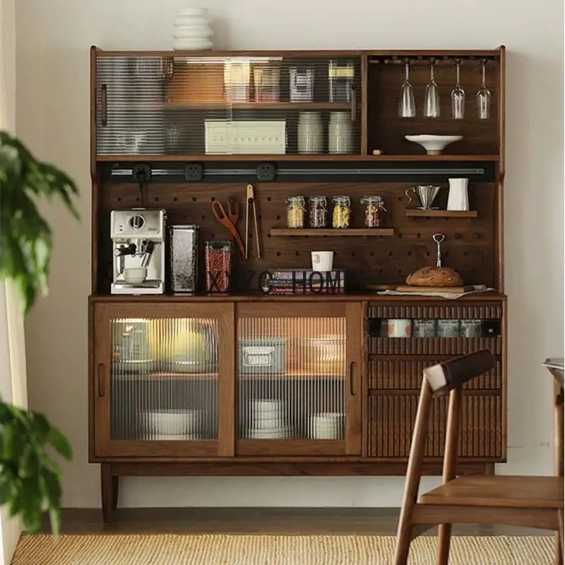 

Деревянный шкаф-буфет, чаши и палочки для еды, шкаф для хранения в гостиной, японская модель