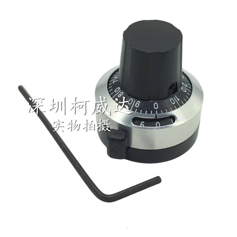 1PCS，Rotate the Count Knob Cap，2696，Multi-turn potentiometer knob cap，BORE 6.4 mm，Rotate ten times