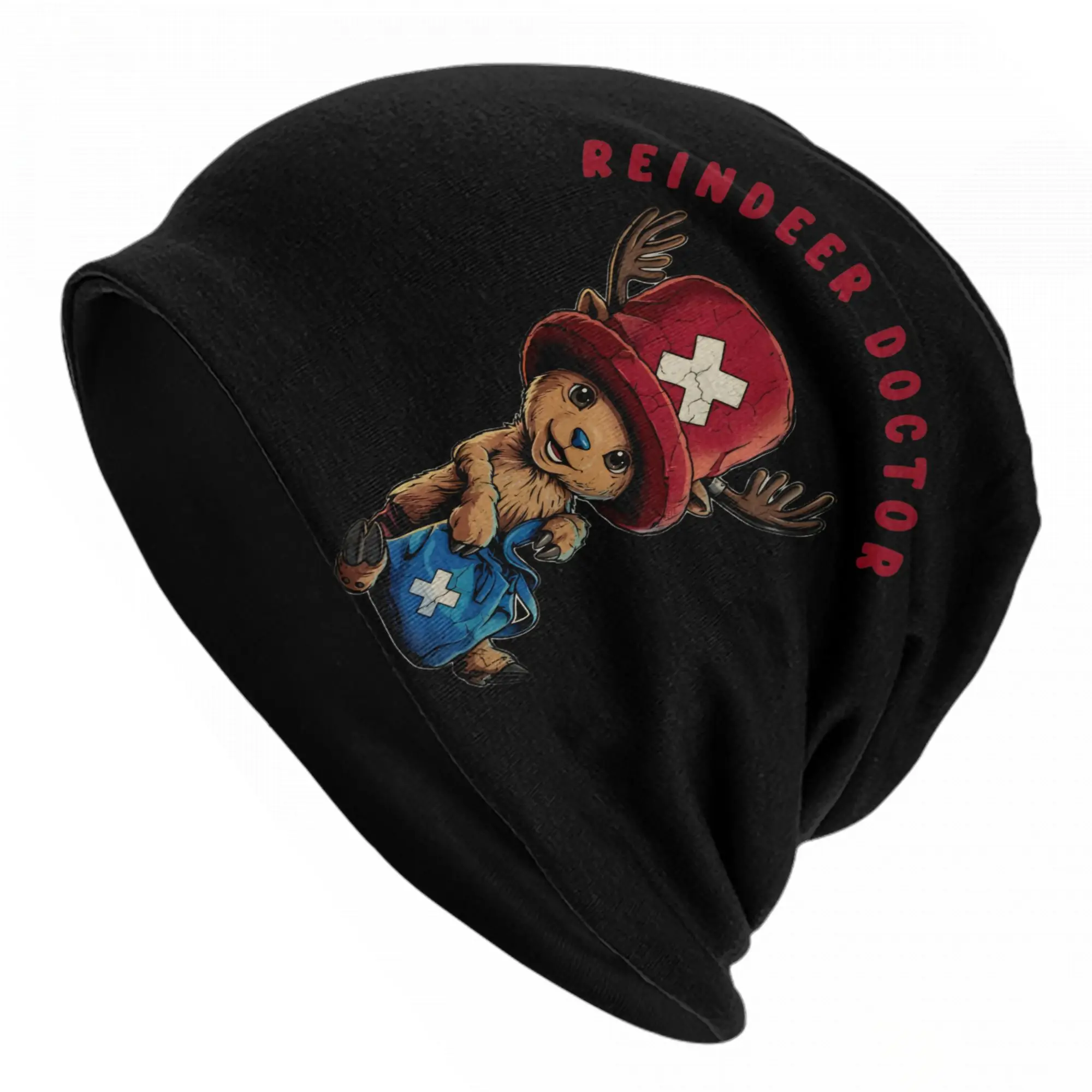 Tony Tony Chopper Bonnet Hats Autumn Winter Outdoor Skullies Beanies Hats One Piece for Men Women Warm Dual-use Cap