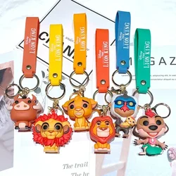 Animal Cartoon Action Figure 3D Cartoon Lion King Keychain Pendant Simba Doll Bags Keychain Promotion