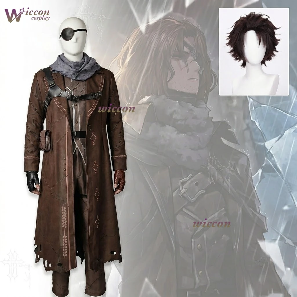 Disfraz de Cosplay de YesOk Limbus Company Vox, conjunto completo de personaje de videojuego de anime, disfraz de The Wild Hunt Heathcliff para fiesta de Halloween